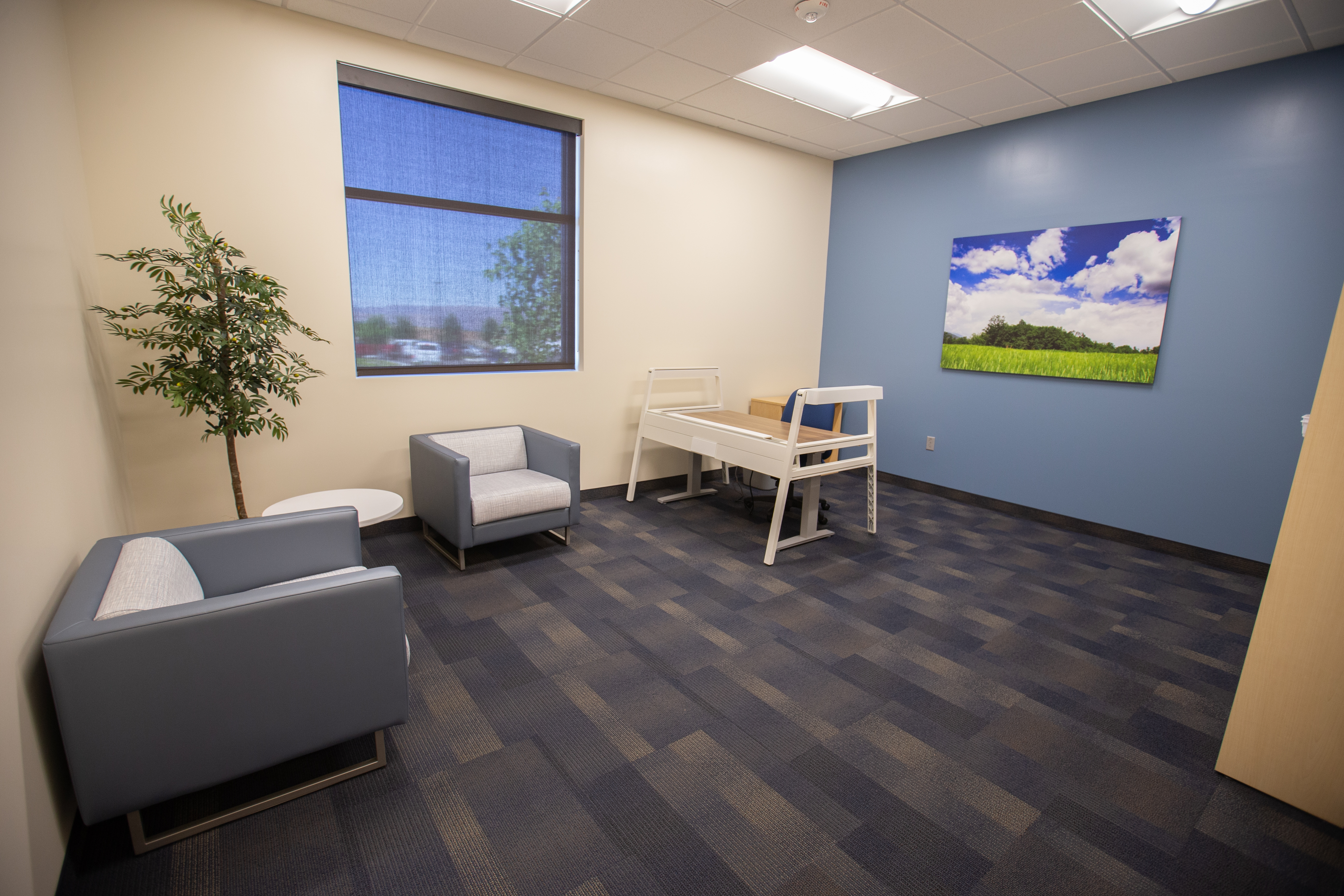 Lewiston clinic waiting room